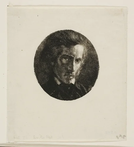 Portrait of Edmond de Courtives by Charles Meryon, print, 1844-1854