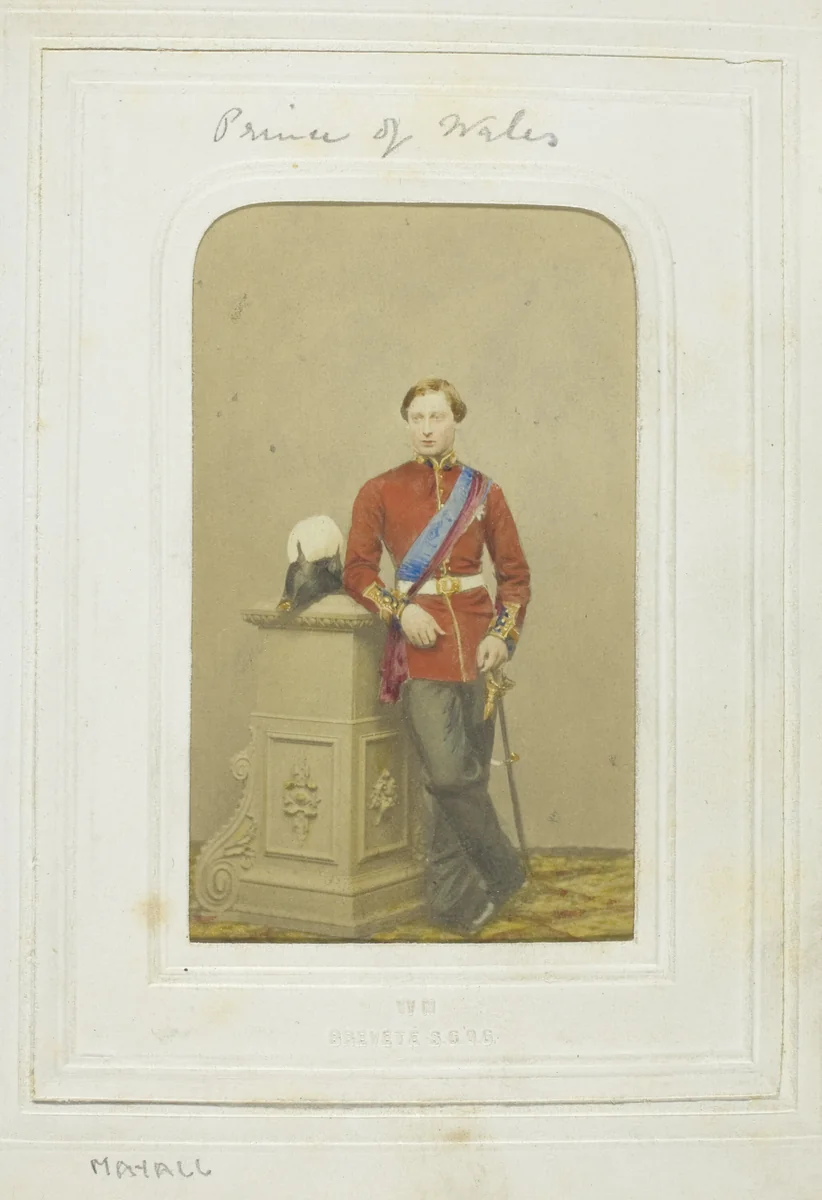 H.R.H. The Prince of Wales by John Jabez Edwin Mayall, photograph, 1860-1869