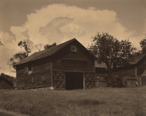 The Barn by Alfred Stieglitz, photograph, 1922