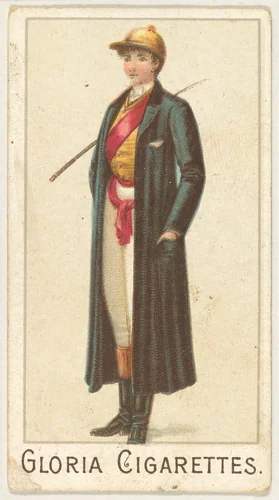 From the series "Sports Girls" (C190), issued by the American Cigarette Company, Ltd., Montreal, to promote Gloria Cigarettes by American Cigarette Company, Ltd., print, 1885-1895