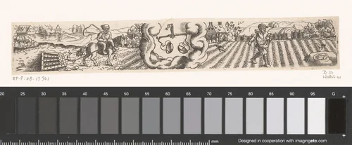 Weegschaal (september) by Franz Isaac Brun, print, 1559-1596