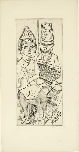 Kasbek by Max Beckmann, print, 1923