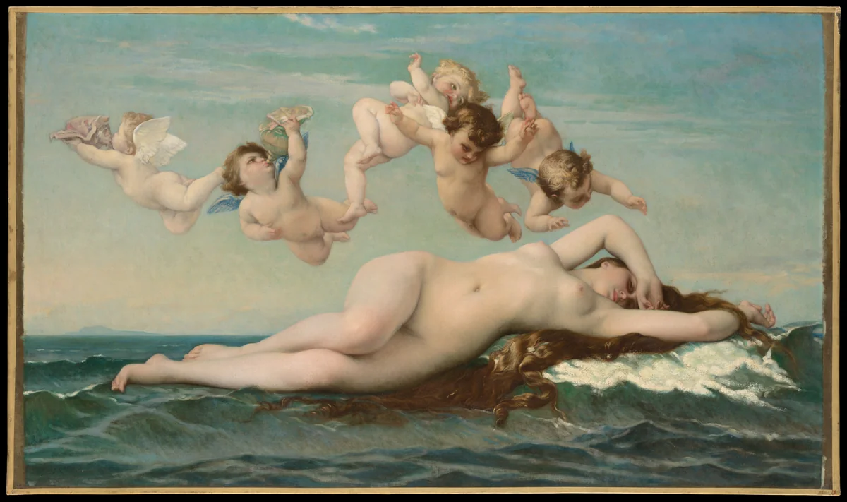 The Birth of Venus by Alexandre Cabanel, painting, 1875