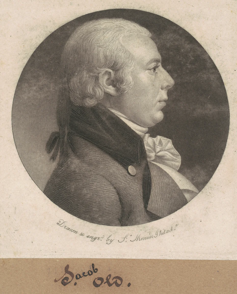 William Rodman by Charles B. J. Févret de Saint-Mémin, print, 1794-1804