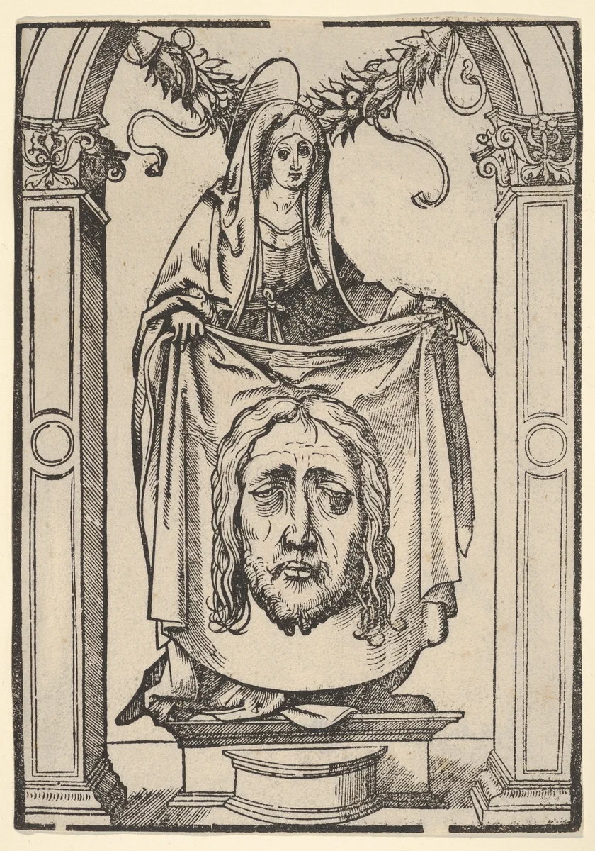 The Sudarium of Saint Veronica by Hans Burgkmair, print, 1500-1515