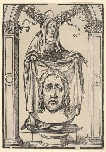 The Sudarium of Saint Veronica by Hans Burgkmair, print, 1500-1515