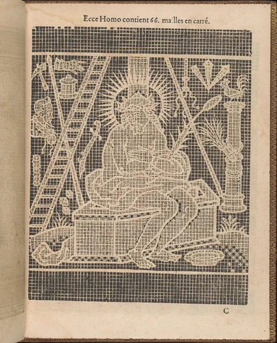 La Pratique de l'Aiguille, page 9 (recto) by Matthias Mignerak, book, 1605