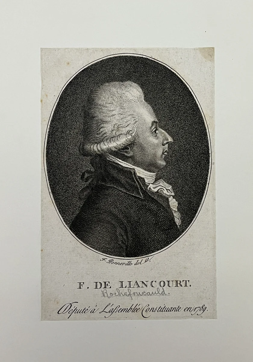 F. de Liancourt by Artist Unknown, other, 1800-1899