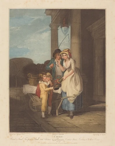 Round and Sound, Five Pence a Pound, Duke Cherries by Anthony Cardon; Francis Wheatley, print, 1795