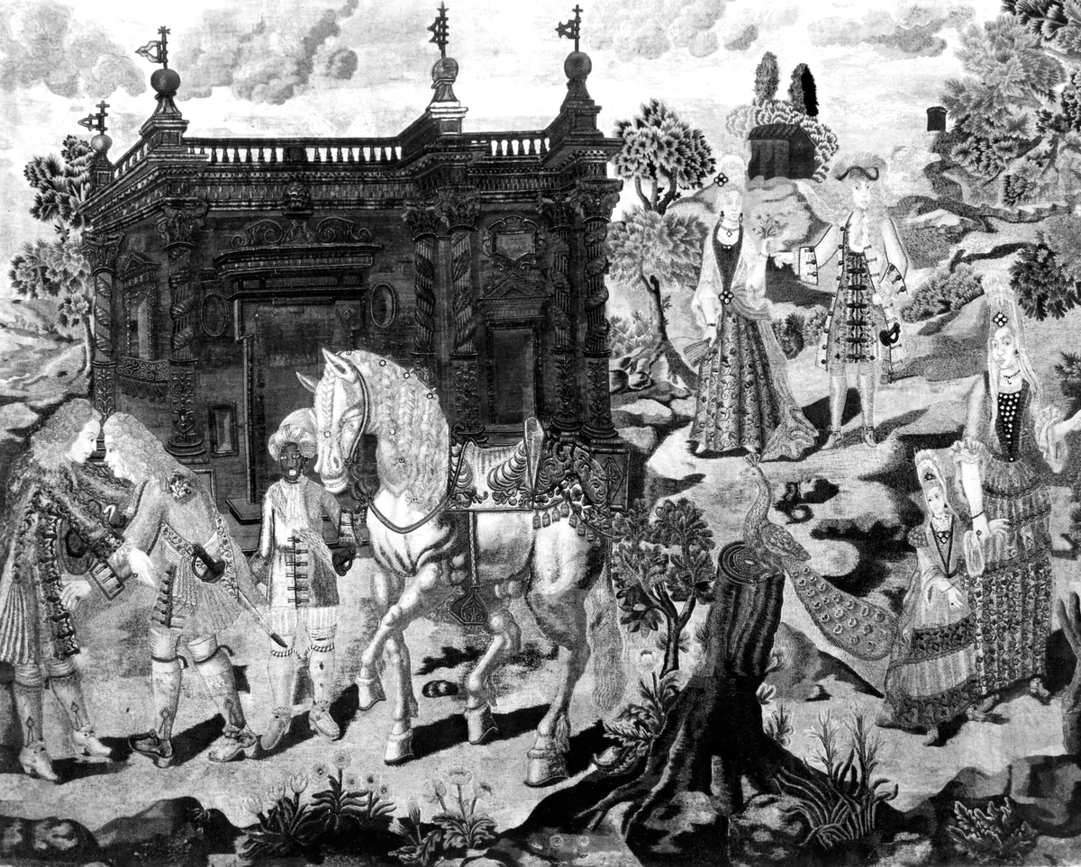 Panel by Portugal, textile, 1601-1700