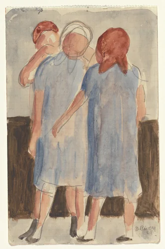 May Day, Moscow by Diego Rivera, drawing, 1928