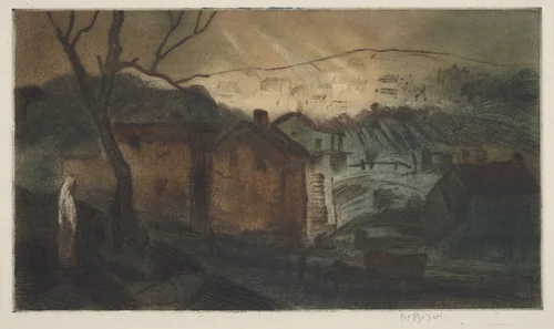 Jersey Hills by George Hart, print, 1923