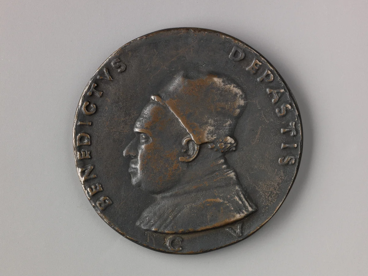 Medal: Benedetto de Pasti by Matteo de' Pasti, metalwork, 1450-1459