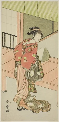 The Actor Sanogawa Ichimatsu II in an Unidentified Role by Katsukawa Shunsho (勝川 春章), print, 1768-1779