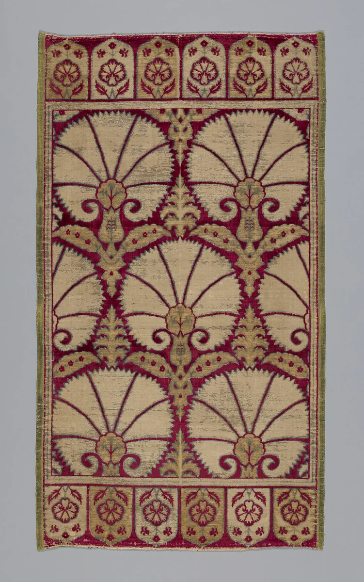 Cushion Cover by Turkey, Bursa, textile, 1601-1625