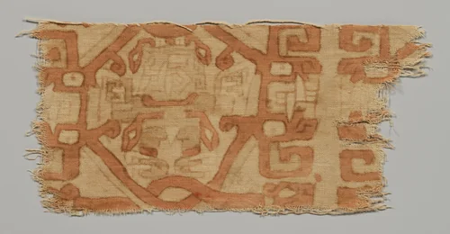 Textile Fragment by Chavín artist(s), textile, -400--200
