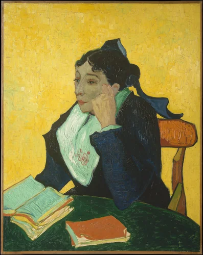 L'Arlésienne: Madame Joseph-Michel Ginoux (Marie Julien, 1848–1911) by Vincent van Gogh, painting, 1888-1889