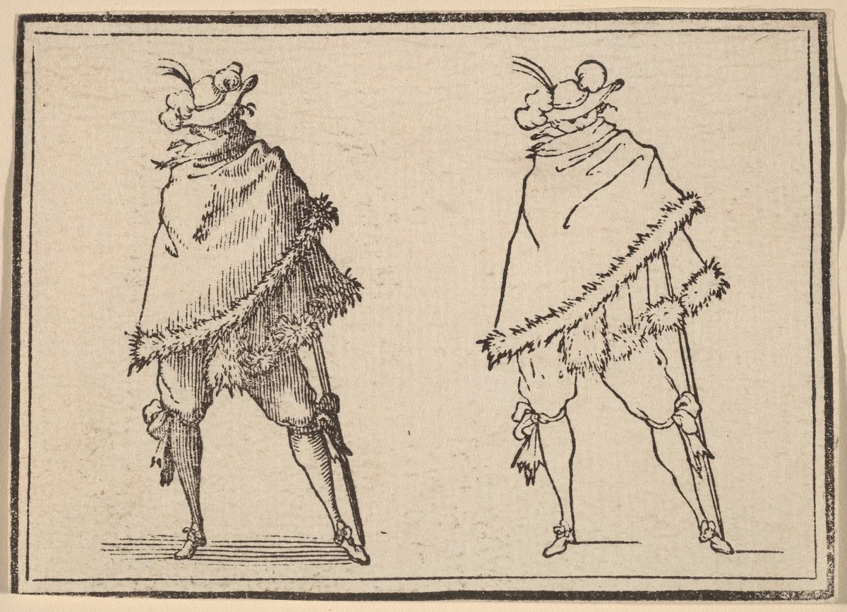 Gentleman Wrapped in his Mantle by Edouard Eckman
Jacques Callot, print, 1621