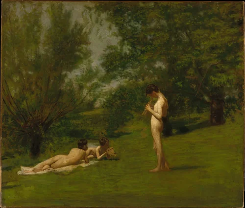 Arcadia by Thomas Eakins, artwork, 1880-1883