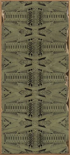 Exterior frieze from the Dana House, Springfield, IL by Frank Lloyd Wright, architecture, 1902