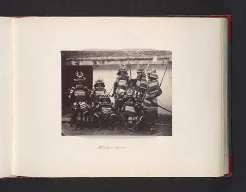 Warriors in Armor by John Thomson, photograph, 1865