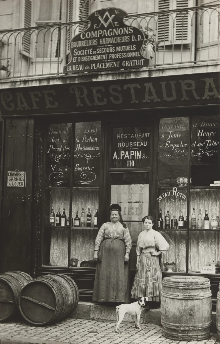 Restaurant Rousseau, A. Papin Suc 110, rue du Commerce, Tours by Unidentified Photographer, photograph, 1905