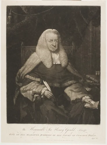 The Honorable Sir Henry Gould by Thomas Hardy, print, 1794