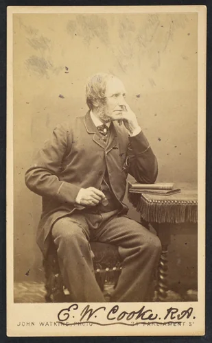 [Edward William Cooke] by John and Charles Watkins, photograph, 1860-1869
