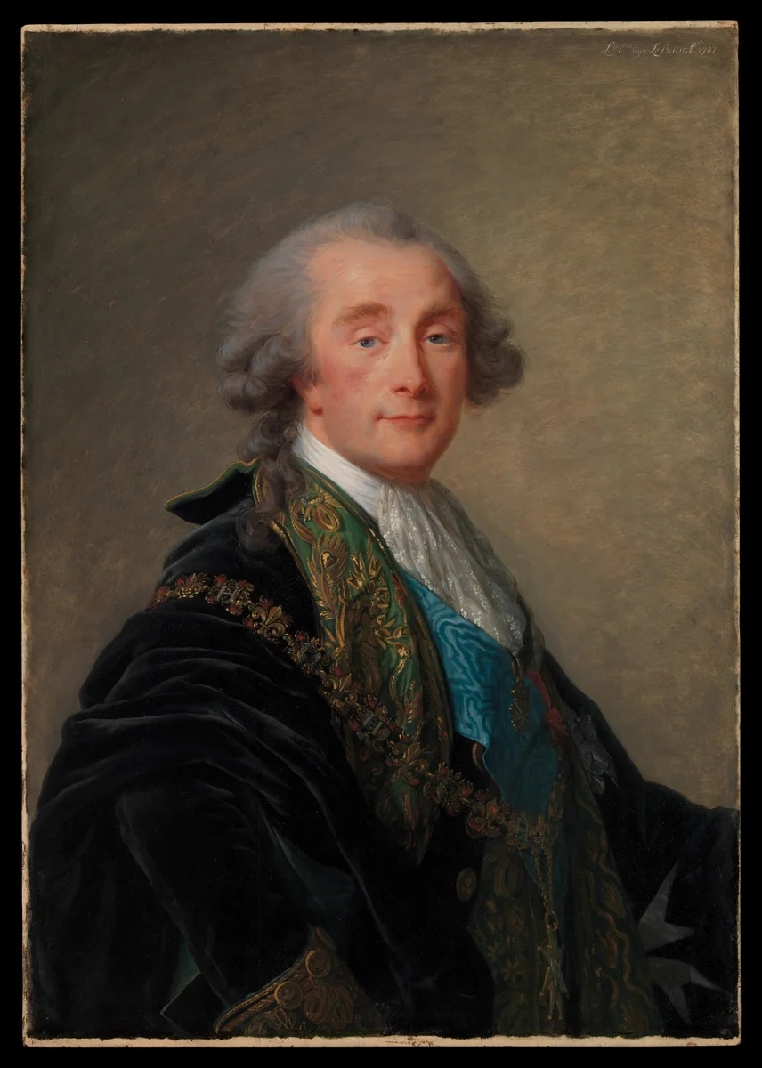 Alexandre Charles Emmanuel de Crussol-Florensac (1743–1815) by Elisabeth Louise Vigée Le Brun, painting, 1787