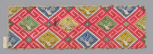 Fragment (Trouser Band) by Han-Chinese, textile, 1875-1900