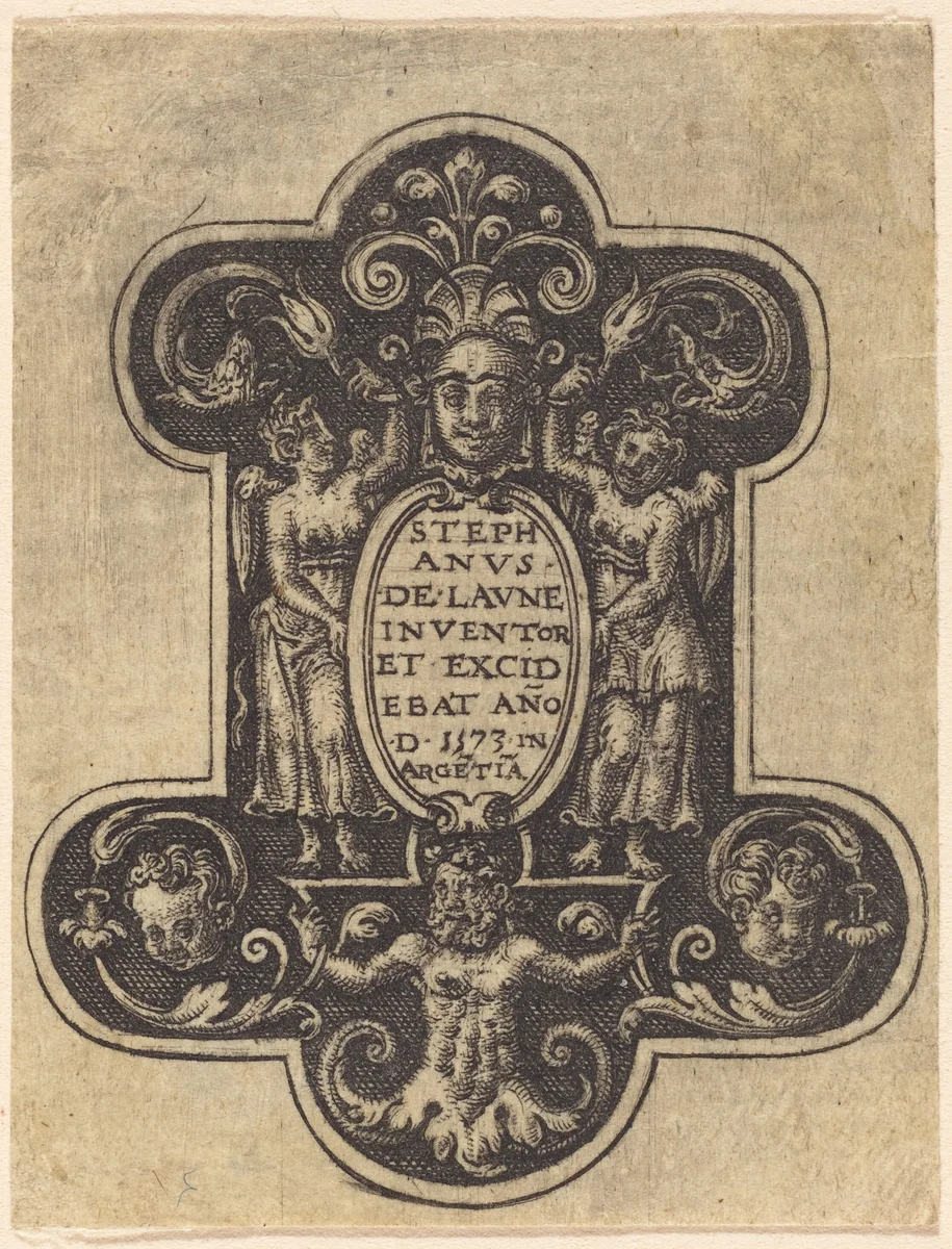 Title Page by Etienne Delaune, print, 1519-1583