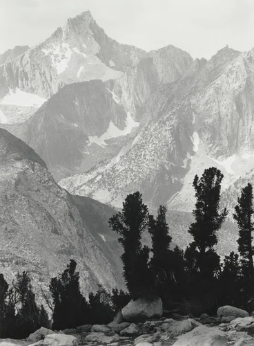 Mount Clarence King, Kings Canyon National Park, California by Ansel Adams, photograph, 1924