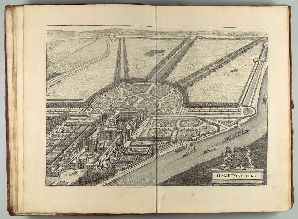 Nouveau Theatre de la Grande Bretagne: Ou Description Exacte des Palais de La Reine, et des Maisons les plus considerables...de la Grande Bretagne by Johannes Kip, book, 1708