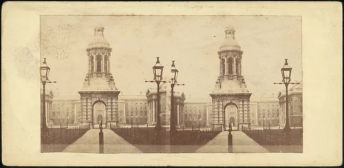 [Group of 15 Early Stereograph Views of Cambridge, England and the Surrounding Area] by Thomas Small, photograph, 1860-1889