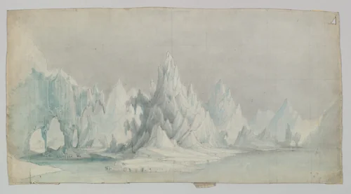 Design for a Stage Set by Eugène Cicéri, drawing, 1830-1890