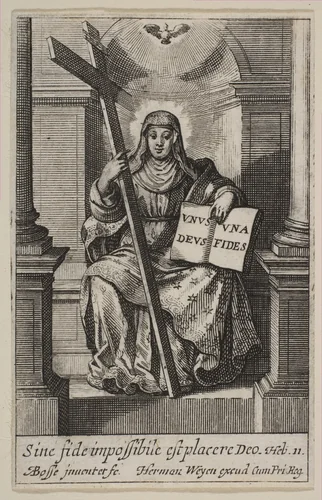 Faith by Abraham Bosse, print, 1636
