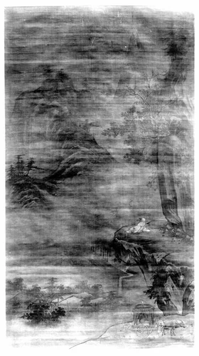 Scholar Admiring Autumn Scenery by Unidentified Artist, painting, 1467-1533