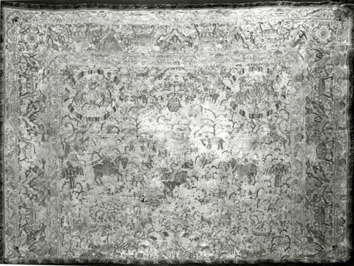 Bedcover by Indo-Portuguese, textile, 1675-1700