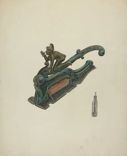 Perique Tobacco Cutter by Al Curry, index of american design, 1937