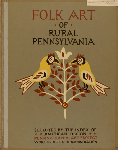 Study for Portfolio: "Folk Art of Rural Pennsylvania" by American 20th Century, index of american design, 1935-1942