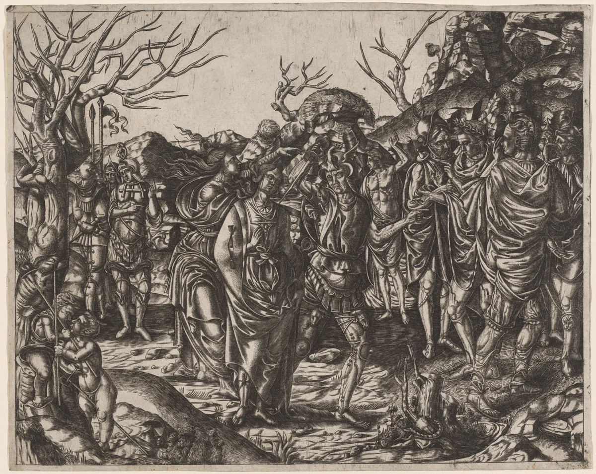 The Death of Virginia by None, print, 1500-1510