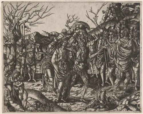 The Death of Virginia by None, print, 1500-1510