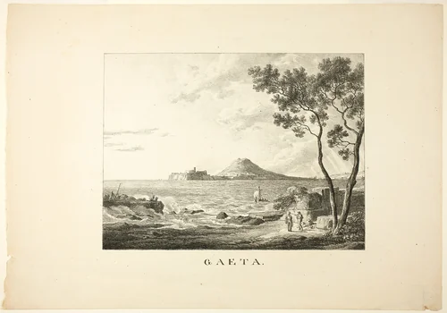 Gaeta by Simon Petrus Klotz, print, 1807