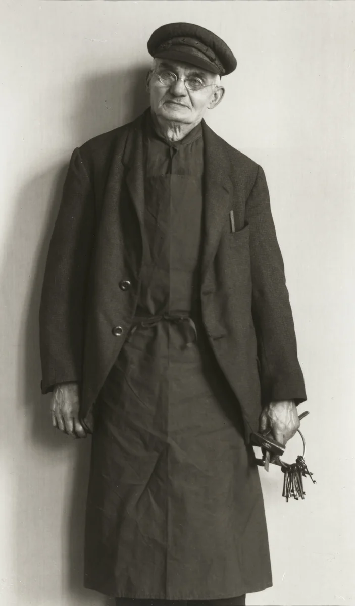 Master Locksmith by August Sander, photograph, 1928
