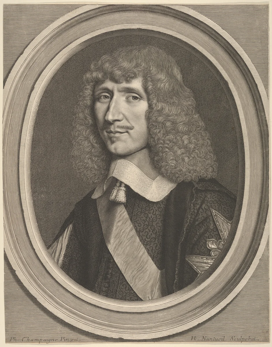 Léon-Bouthillier, Comte de Chavigny by Robert Nanteuil, print, 1646-1656