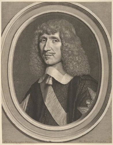 Léon-Bouthillier, Comte de Chavigny by Robert Nanteuil, print, 1646-1656