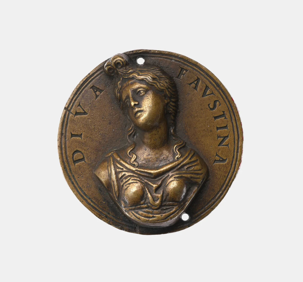 Roman Empress Faustina c. 125-176 by Galeazzo Mondella, metalwork, 1455-1528