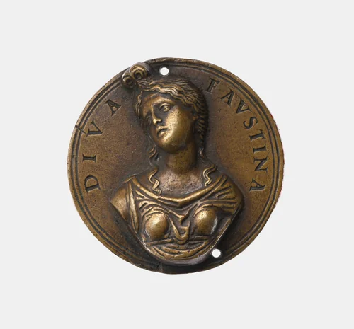 Roman Empress Faustina c. 125-176 by Galeazzo Mondella, metalwork, 1455-1528