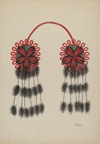 Hair Ornament by Charles Rose, index of american design, 1940