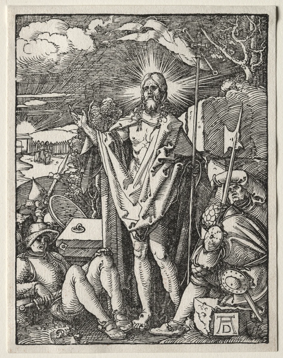 The Small Passion: The Resurrection by Albrecht Dürer, print, 1509-1511